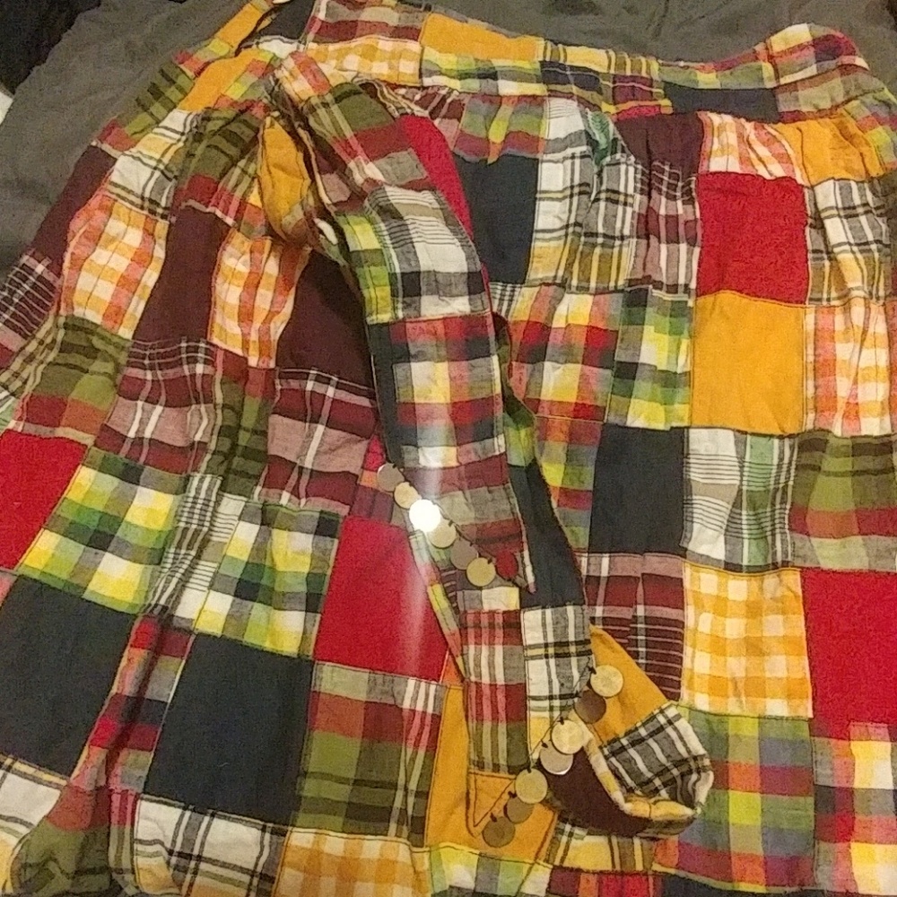 American eagle outfitters plaid skirt.